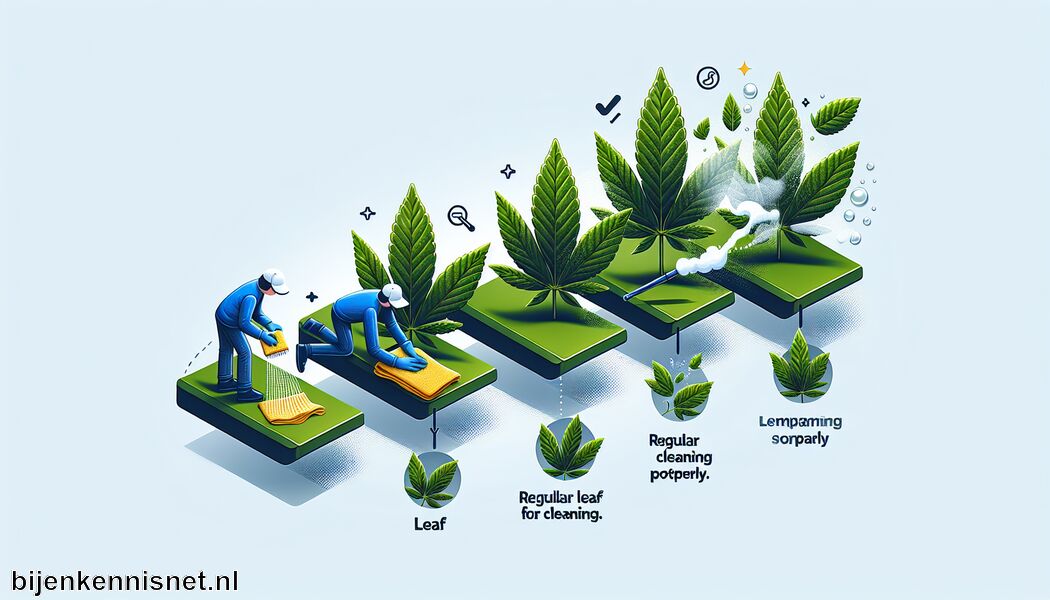 Reinig regelmatig voor optimale groei   - Reinig de bladeren » Hoe je bladeren goed kunt reinigen  